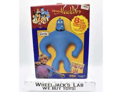 Disney's Aladdin Genie Stretch~Ems JusToys NEW Action Figure Vintage