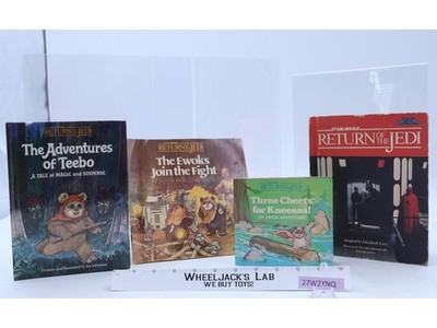 Lot of 4 Star Wars Return of the Jedi Books Ewok Adventures Step-Up 1983 1984