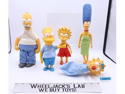 The Simpsons Family Complete Set of Five 1990 Hamilton Gifts