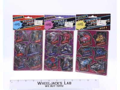 Lot of 3 Switchable Sticker Pack: Attack Battle Fighter Diamond Toymakers MOSC