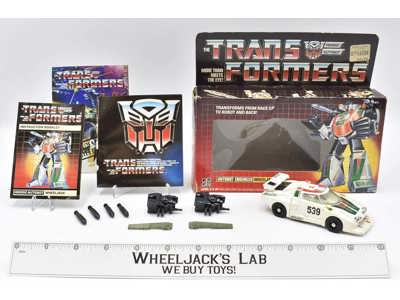 Wheeljack 100% Complete W/Box 1985 Vintage Hasbro G1 Transformers Figure
