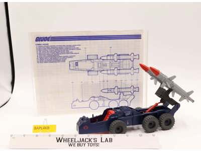 Cobra Adder 100% Complete 1987 GI Joe Hasbro Vintage Action Figure Vehicle
