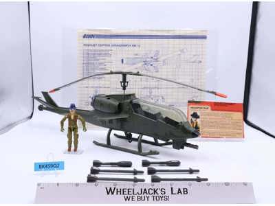 Dragonfly Assault Copter W/Wild Bill 100% Complete G.I. Joe 1983 Vintage Vehicle