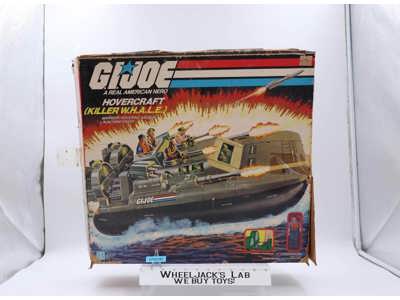 Hovercraft Killer W.H.A.L.E.Complete UNBROKEN W/ Box GI Joe 1984 Hasbro Whale
