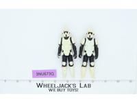 Lot of 2 Star Wars Biker Scouts 1970s-1980s Kenner Vintage Action Figures
