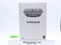 Wun-Dar w/ Mailer MOSC NEW He-Man Classics MOTUC 2009 Mattel Action Figure