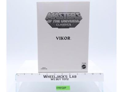 Vikor w/ Mailer MOSC NEW He-Man Classics MOTUC 2010 Mattel Action Figure