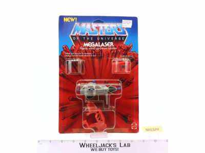 Megalaser He-Man Masters of the Universe MOTU 1985 Mattel MOSC SEALED Unpunched