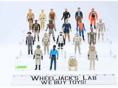 Lot of 20 Star Wars 1970s-1980s Kenner Vintage Action Figures