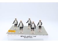 Lot of 5 Star Wars Biker Scouts 1970s-1980s Kenner Vintage Action Figures