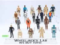Lot of 20 Star Wars 1970s-1980s Kenner Vintage Action Figures
