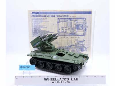 Wolverine G.I. Joe Hasbro 1983 Vintage Action Figure Vehicle