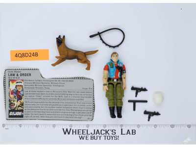 Law & Order V1 100% Complete G.I. Joe 1987 Hasbro Vintage Action Figure