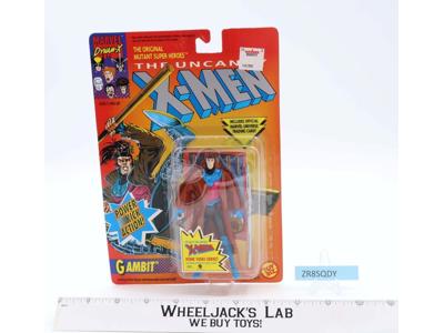 Gambit W/Power Kick Action The Uncanny X-Men 1992 Toy Biz NEW MOSC