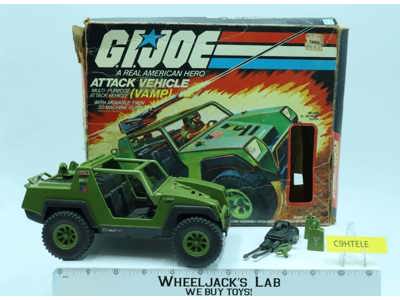 Attack Vehicle VAMP 100% Complete GI Joe 1984 Vehicle Hasbro Vintage Vehicle