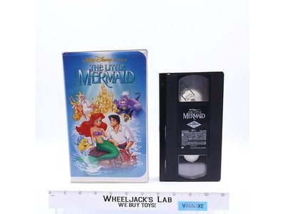 The Little Mermaid Black Diamond VHS Tape 1989 Banned Cover Disney