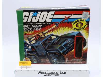 Stinger W/ Driver 100% Complete GI Joe 1984 Hasbro Vintage Action Figure Vehicle