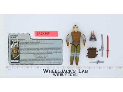 Budo V1 100% Complete G.I. Joe 1988 Hasbro Vintage Action Figure