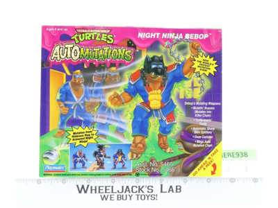 Night Ninja Bebop TMNT Auto Mutations 1993 Playmates Figure NEW MISB SEALED