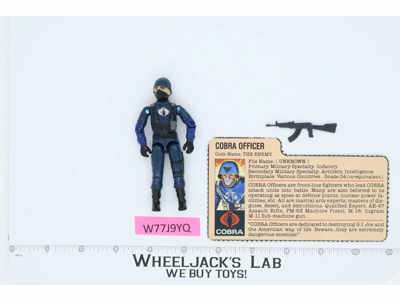 Cobra Officer V1.5 100% Complete G.I. Joe 1983 Hasbro Vintage Action Figure