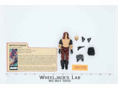 Zartan V1 100% Complete G.I. Joe 1984 Hasbro Vintage Action Figure