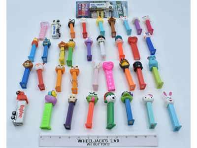 Lot of 36 Pez Candy Dispensers Trucks Hello Kitty Monster's Inc Holiday Garfield