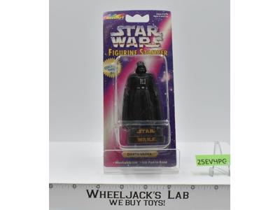 Darth Vader Figurine Stamper Star Wars 1997 RoseArt NEW MOSC SEALED
