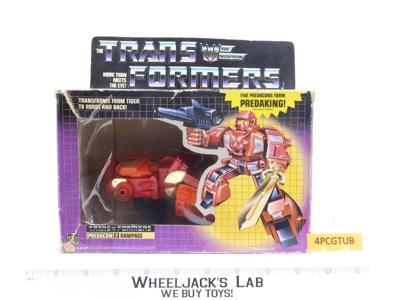 Rampage w/ Box 100% Complete 1986 Vintage Hasbro G1 Transformers Action Figure