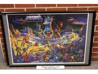 He-Man Eternia ORIGINAL Poster 32 x 23 Masters of the Universe MOTU 1986