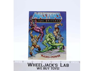 Masks of Power Mini Comic He-Man 1983 MOTU Mattel