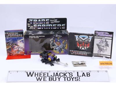 Bombshell 100% Complete W BOX 1985 Vintage Hasbro G1 Transformers Action Figure