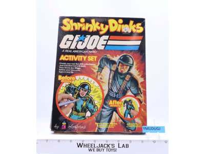 G.I. Joe Shrinky Dinks Activity Set Colorforms 1983 Hasbro