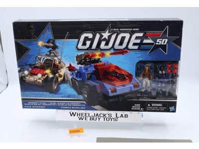 Desert Duel Basilisk Striker GI Joe 50th Anniv. 2014 Hasbro Vehicle Set NEW MIB