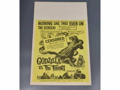 Godzilla vs The Thing 1964 Sci-fi/Horror Movie Poster 13x22