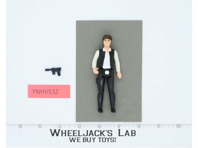 Han Solo BIG HEAD 100% Complete Star Wars 1977 Kenner Action Figure NO REPRO