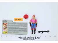 Zarana V1 With EARRINGS 100% Complete G.I. Joe 1986 Hasbro Vintage Action Figure