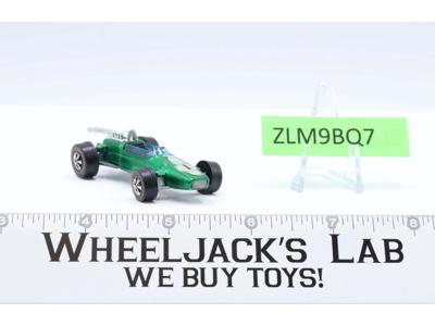 Brabham-Repco F-1 Green 1969 Redline Hot Wheels Mattel Vintage RL