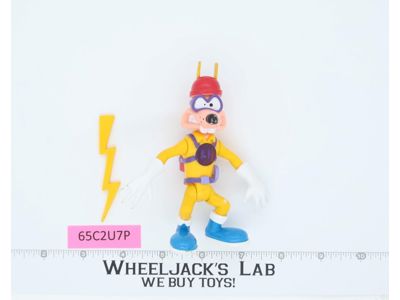 Darkwing Duck Megavolt Disney 1991 Playmates Vintage Action Figure WORKS