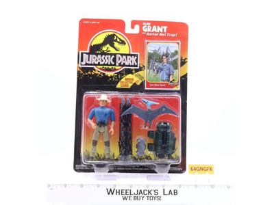 Alan Grant W/Aerial Net Trap Jurassic Park 1993 Kenner NEW MOSC SEALED