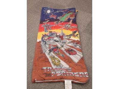 Transformers Child's Sleeping Bag 30x66 1980's Dupont Hasbro Vintage