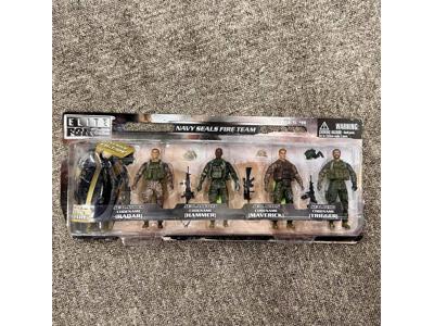 Navy Seals Fire Team 100% Complete Elite Force HALO 5 2014 BBI Action Figure Set