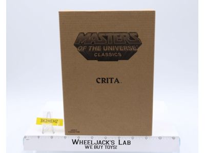 Crita w/ Mailer MOSC NEW He-Man Classics MOTUC 2015 Mattel Action Figure
