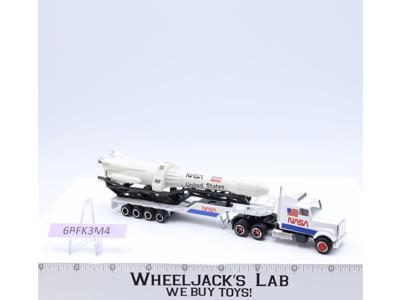 Mojorette NASA Semi Tractor w/ Trailer and Rocket Vintage Made in France