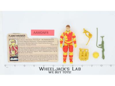Blowtorch V1 100% Complete G.I. Joe 1984 Hasbro Vintage Action Figure