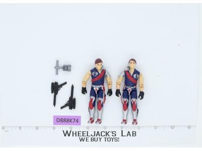 Tomax & Xamot V1 100% Complete G.I. Joe 1985 Hasbro Vintage Action Figure