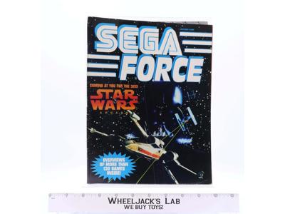 Sega Force Magazine Star Wars Arcade Sega 32X Darth Vader X-Wing Cover
