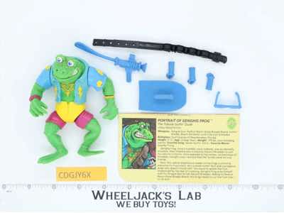 Genghis Frog 100% Complete Teenage Mutant Ninja Turtle TMNT Playmates 1989