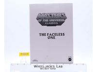 The Faceless One SEALED Mailer He-Man Masters OT Universe Classics MOTUC 2010