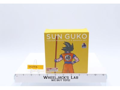 SUN GUKO Custom Headsculpt Weapon Set Dragon Ball Z SH Figuarts Bandai NEW MIB