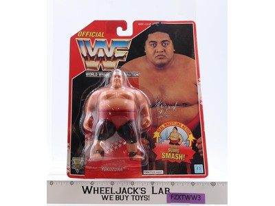 Yokozuna Series 8 Red WWF 1993 Wrestling Hasbro Action Figures NEW MOSC SEALED